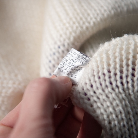 Vintage 80s Knit Winter Chevron Pattern Hat - Picture 4 of 7